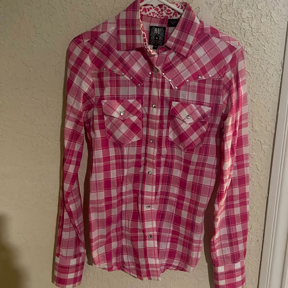 RU Apparel Button Up Western Shirt